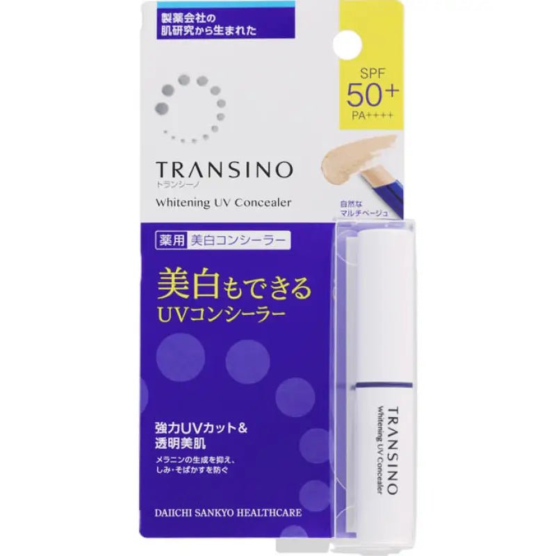 Daiichi Sankyo Transino Whitening UV Concealer Natural Color SPF50+/ PA++++ 2.5g - YOYO JAPAN