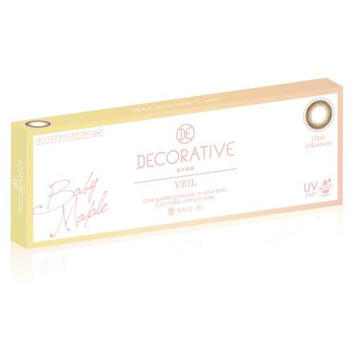 Decorative Eyes Veil 1 Day 10 Uv & Moist Baby Maple Japan ±0.00