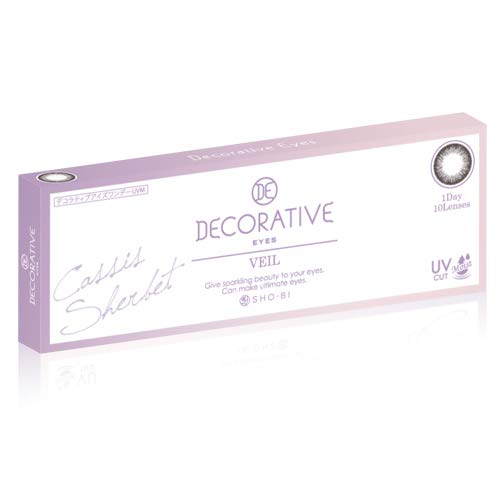 Decorative Eyes Veil 1 Day 10 Uv & Moist Cassis Sorbet Japan - 1.00