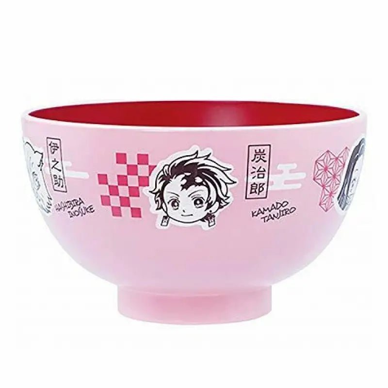 Demon Slayer Kimetsu Soup Bowl 11cm Pink Tanjiro Kamado Nezuko Inosuke - YOYO JAPAN