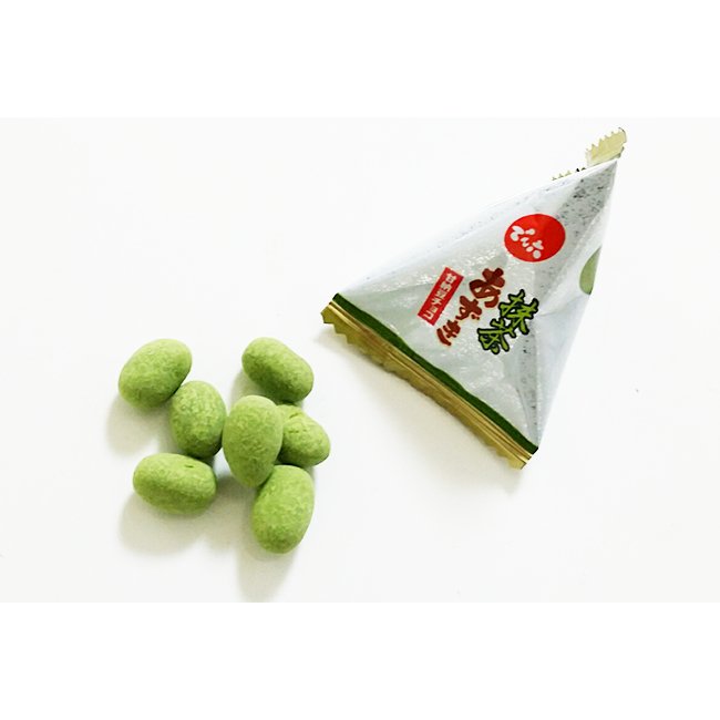 Denroku Amanatto Matcha Chocolate Covered Azuki Red Beans 80g (Pack of 6) - YOYO JAPAN