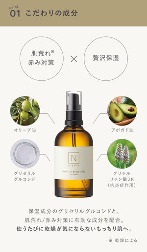 N Organic Moisture & Balancing Lotion 100Ml From Japan