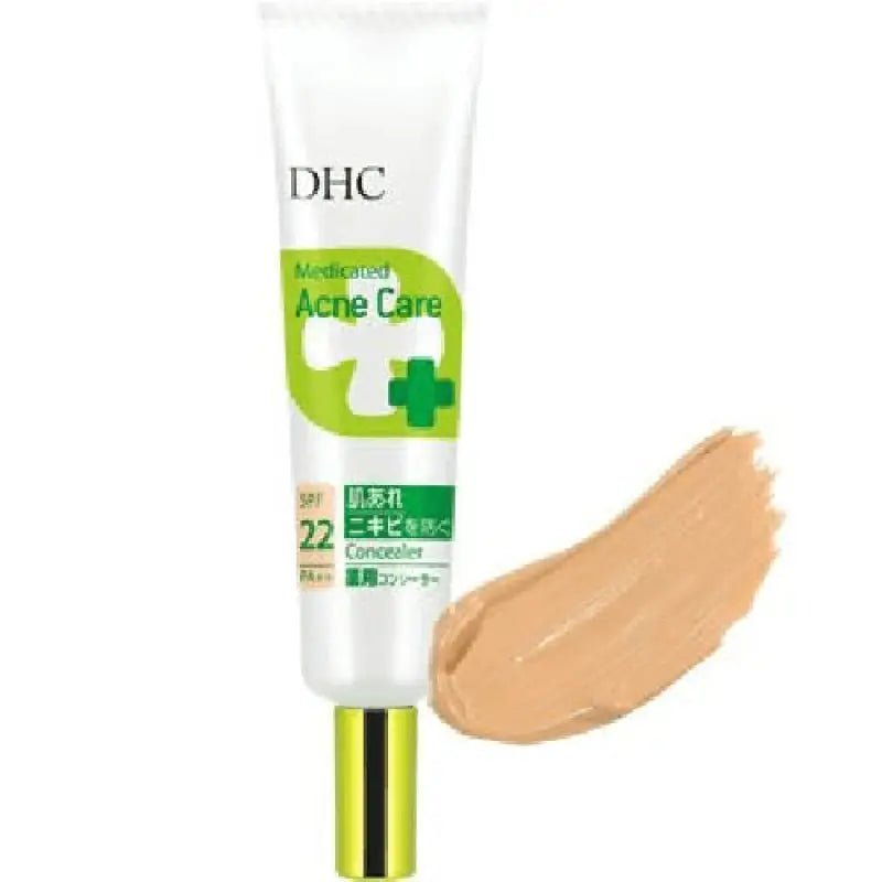 Dhc Medicated Acne Care Concealer 01 Natural Ocher SPF22 PA++ 10g - Concealer For Ace - Prone Skin