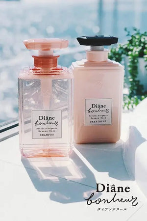 Diane Bonheur Japan Damage Repair Shampoo Refill [Grasse Rose Fragrance] 400Ml