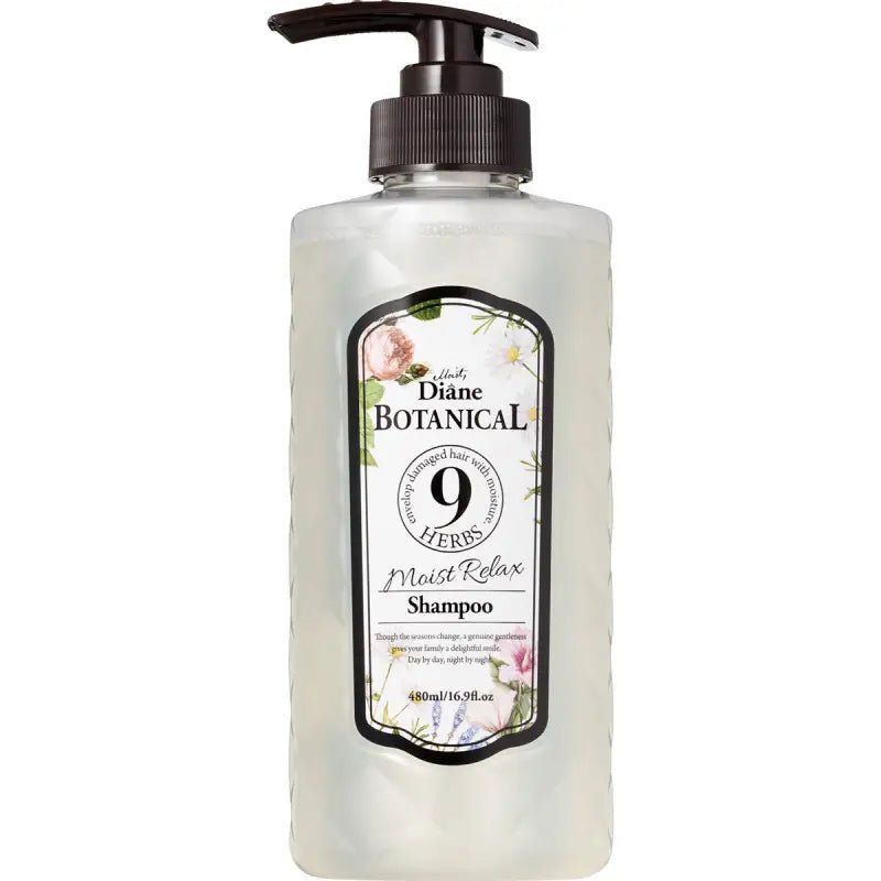 Diane Botanical Moist Relax Shampoo 480Ml Natural Citrus Herb Fragrance Japan - YOYO JAPAN