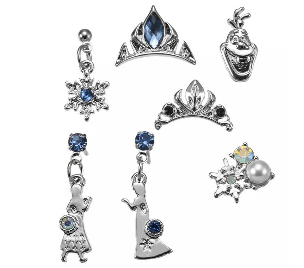 Disney Frozen Earrings Set Silhouette & Variety