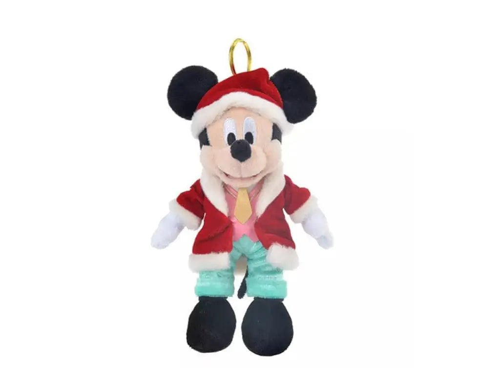 Disney Japan Christmas 2023 Mickey Plush Keychain