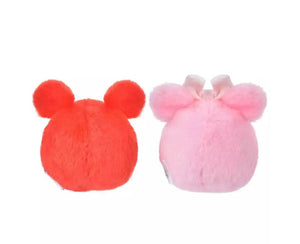 Disney Japan New Year 2024 Mickey & Minnie Daruma Plush Set
