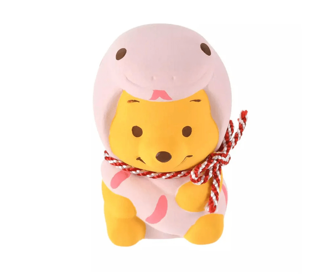 Disney Winnie the Pooh Figurine Pink New Year 2025