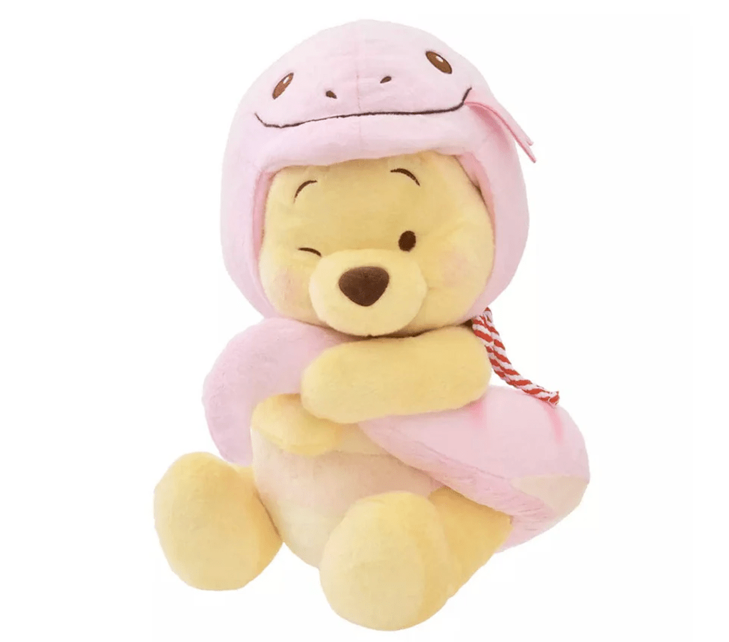 Disney Winnie the Pooh Plush Toy Medium New Year 2025