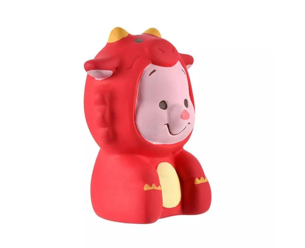 Disney Year of Dragon Red Piglet Okimono Figure