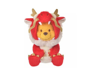 Disney Year of Dragon Red Winnie - the - Pooh Plush (S)