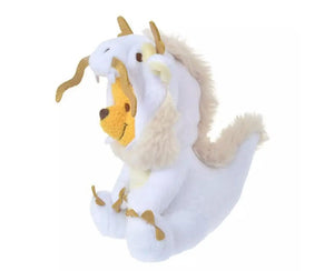 Disney Year of Dragon White Winnie - the - Pooh Plush (S)