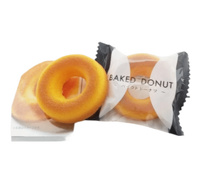 Close-up of Dojima Osaka Baked Donuts 6 Pieces, showcasing moist non-fried dough for a gentle treat