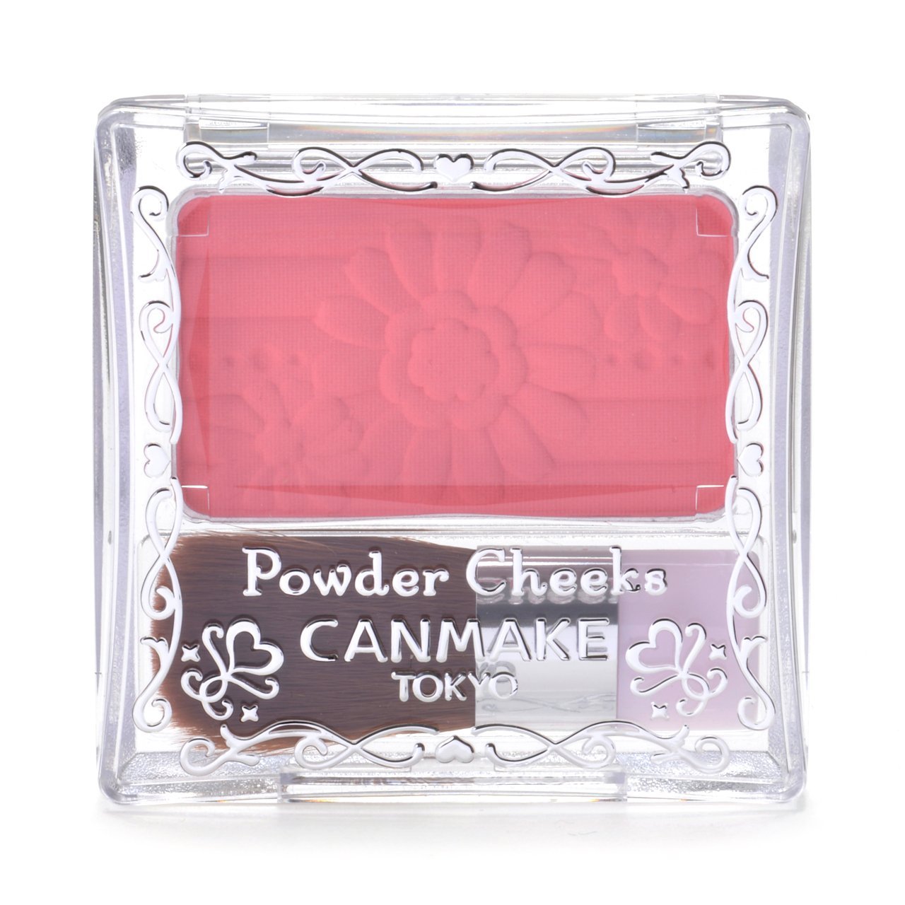 Canmake Sweet Coral Powder Cheeks PW28 Long - lasting 4.4G Blush