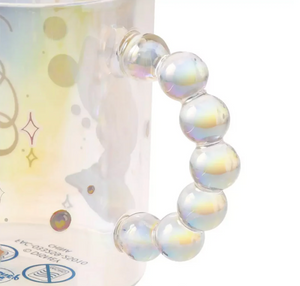 Disney Young Oyster glass mug in box, beautiful packaging, Japan limited edition.