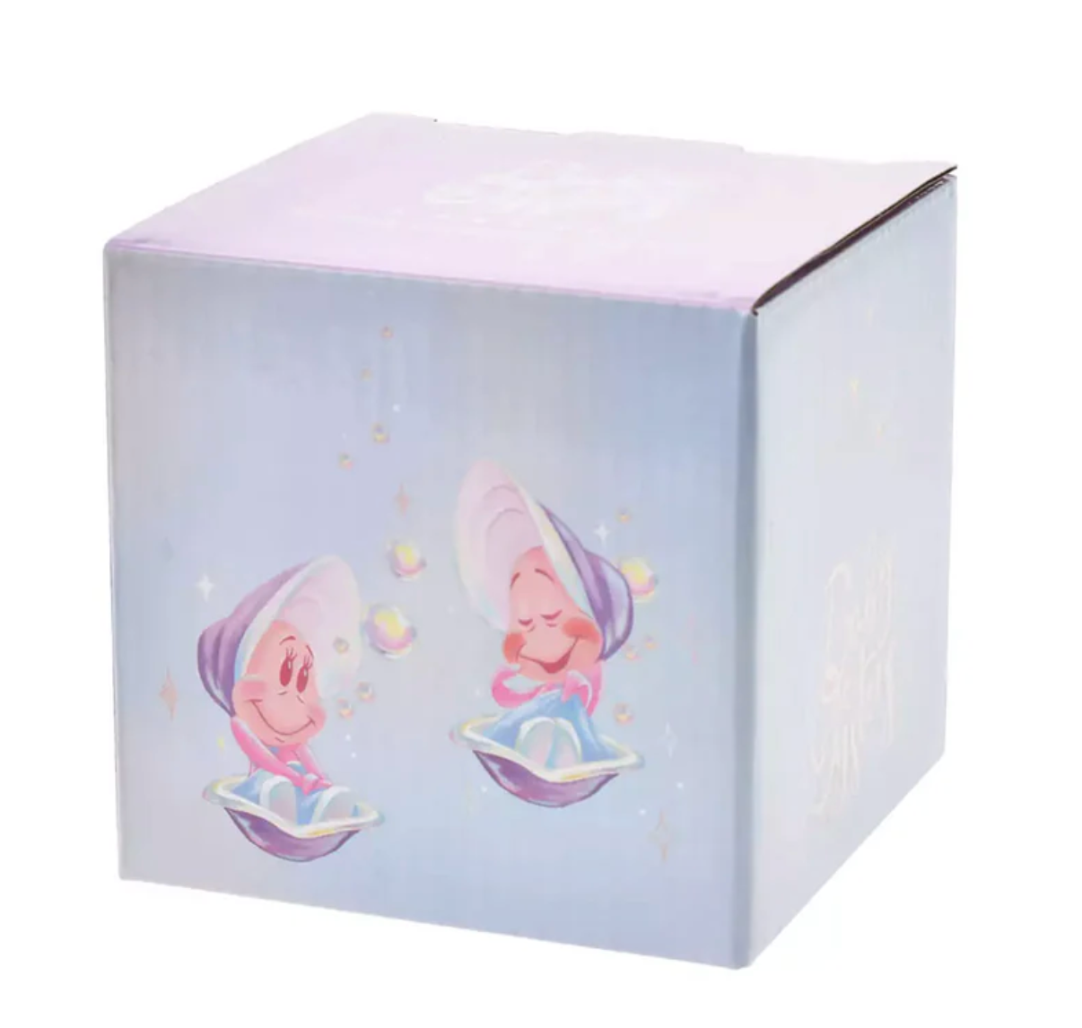 Disney Young Oyster mug, heat‑resistant glass with baby oyster aurora design, cute and functional gift.

