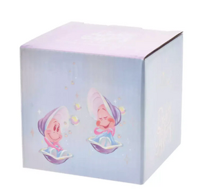 Disney Young Oyster mug, heat‑resistant glass with baby oyster aurora design, cute and functional gift.

