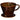 Kalita Ceramic Coffee Dripper 102 Brown, 2–4 cups, Wave design, ideal for home pour-over brewing