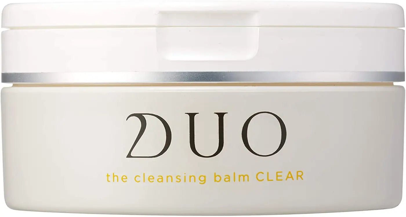 DUO The Cleansing Balm Clear (90 g) Makeup Remover (Refreshing Type) Refreshing Grapefruit Scent Approach to Pore Problems Eyelashes Effect W No Face Washing Required - YOYO JAPAN