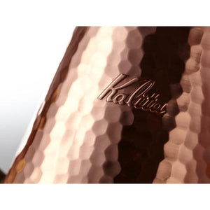 700ml Kalita Copper Gooseneck Kettle with wooden handle, supports smooth hand-drip control