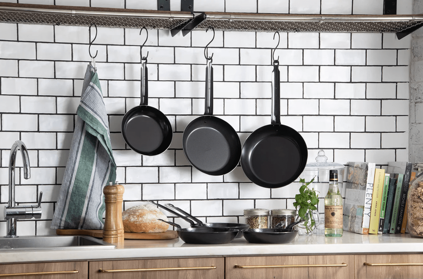 Endo Shoji Tkg Iron Frying Pan 20cm - Durable IH Compatible Even Heat