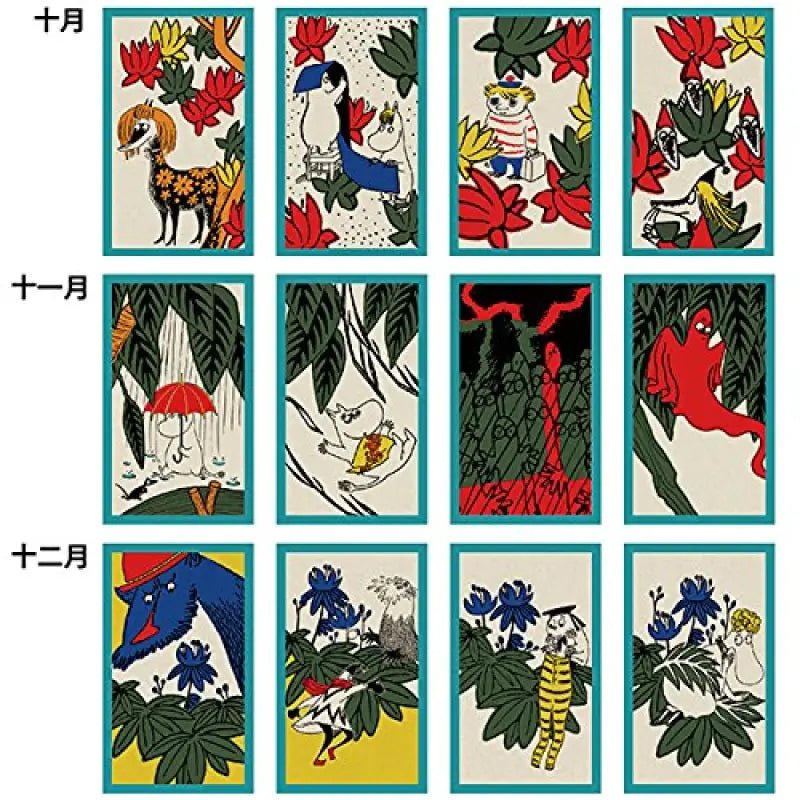 ENSKY 379452 Japanese Playing Cards Hanafuda The Moomins - YOYO JAPAN