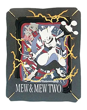 ENSKY Paper Theater Pt - 072 Pokemon Mew And Mewtwo