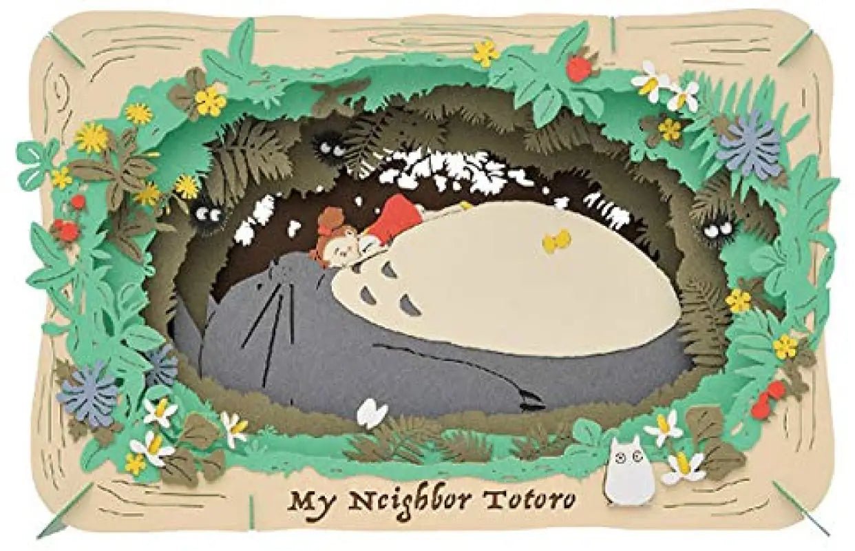 ENSKY Paper Theater Pt - L10 Studio Ghibli My Neighbor Totoro Totoro'S Cave - YOYO JAPAN