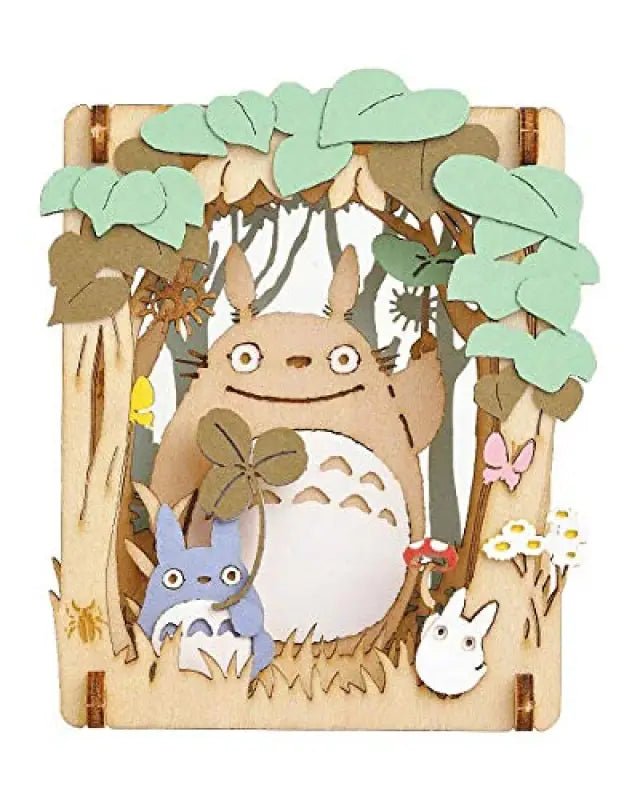 ENSKY Paper Theater Pt - W03 Wood Style Studio Ghibli My Neighbor Totoro A Time In A Shade