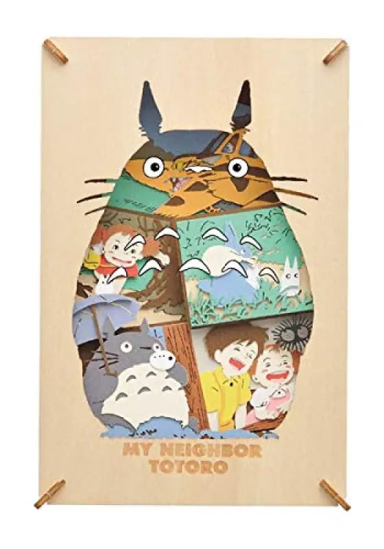 ENSKY Paper Theater Pt - Wl12 Wood Style Studio Ghibli My Neighbor Totoro - YOYO JAPAN
