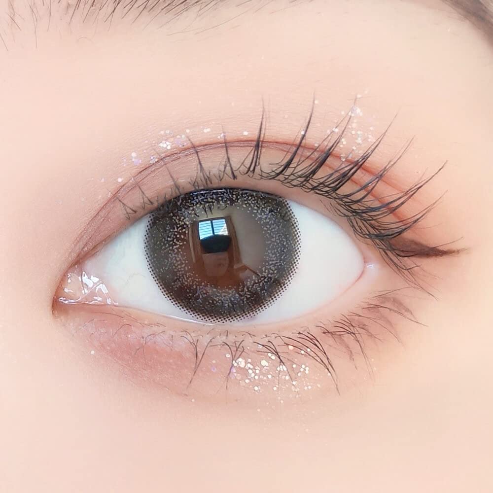 Envie 1 Day Color Contacts [1 Box 30 Pieces] 14.0Mm Champagne Gray/ - 4.50 - No Prescription Needed - Made In Japan