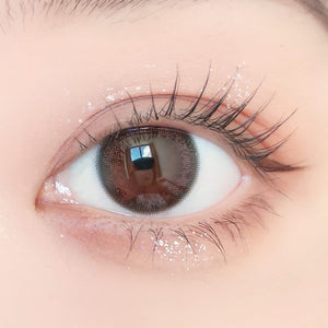 Envie 1 Day Color Contacts [1 Box 30 Pieces] 14.0Mm Plum Black/ - 4.00 No Prescription Japan