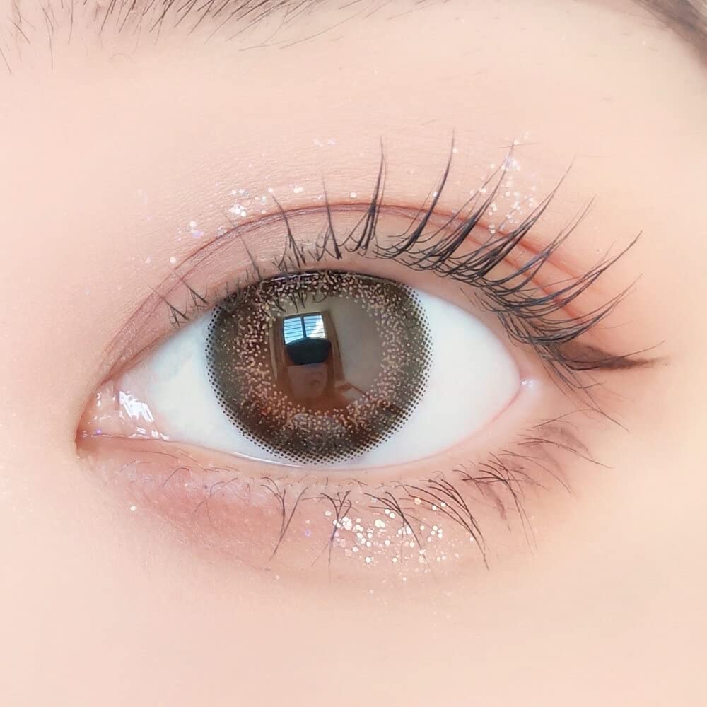 Envie Color Contacts 1 Day 14.0Mm Coral Teak/ - 3.00 [1 Box 30 Pieces] Japan Prescription No Prescription