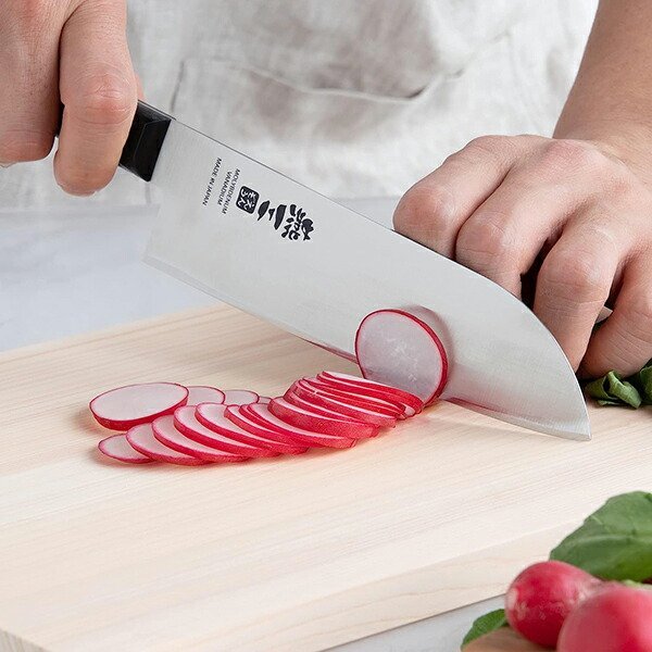 Enzo Japanese Santoku Knife All Purpose Stainless Steel Knife 165mm - YOYO JAPAN