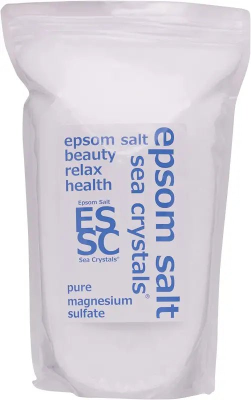 Epsom Salt Sea Crystals (Pure Magnesium Sulfate) Bath Salts (2.2 kg) for Approx.14 Uses - YOYO JAPAN
