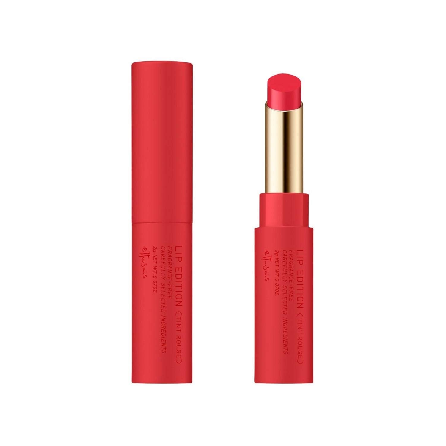 Ettusais Lip Edition Tint Rouge Lipstick 01 Bright Red 2g - Lipstick Made In Japan