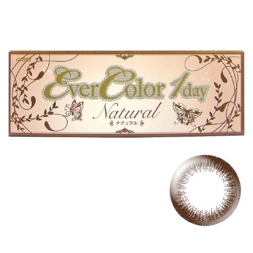 Ever Color 1 Day Natural Brown Contact Lenses - 4.00 - Made In Japan