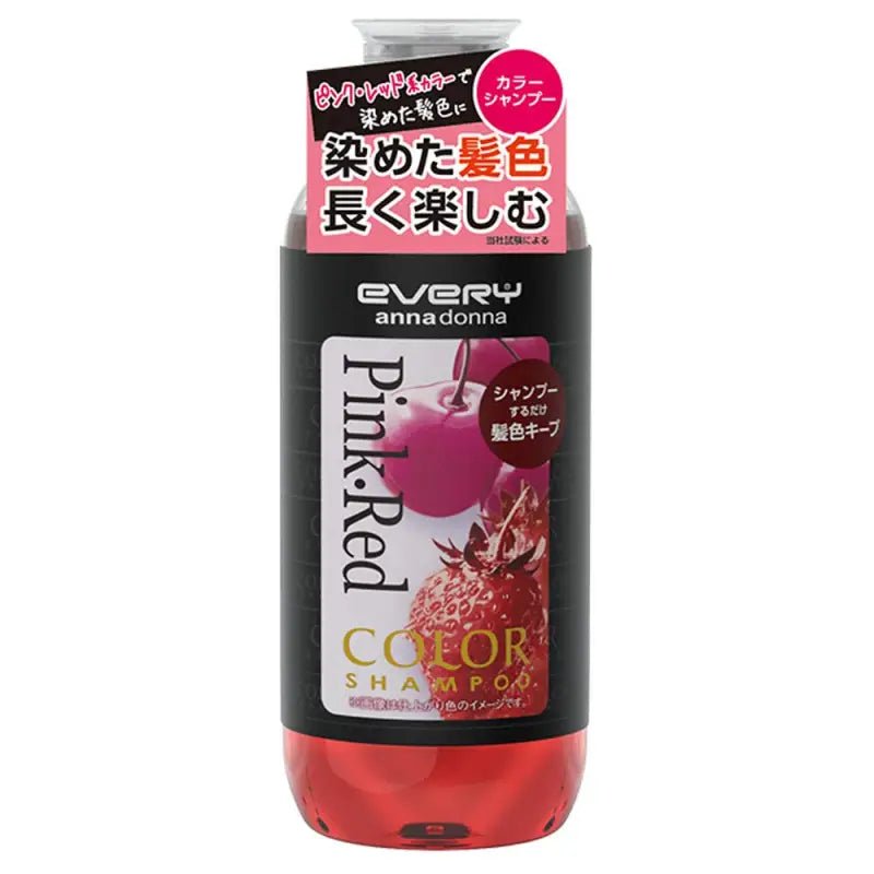 Every Japan Color Shampoo Pink/Red 300Ml (1Pc) - YOYO JAPAN