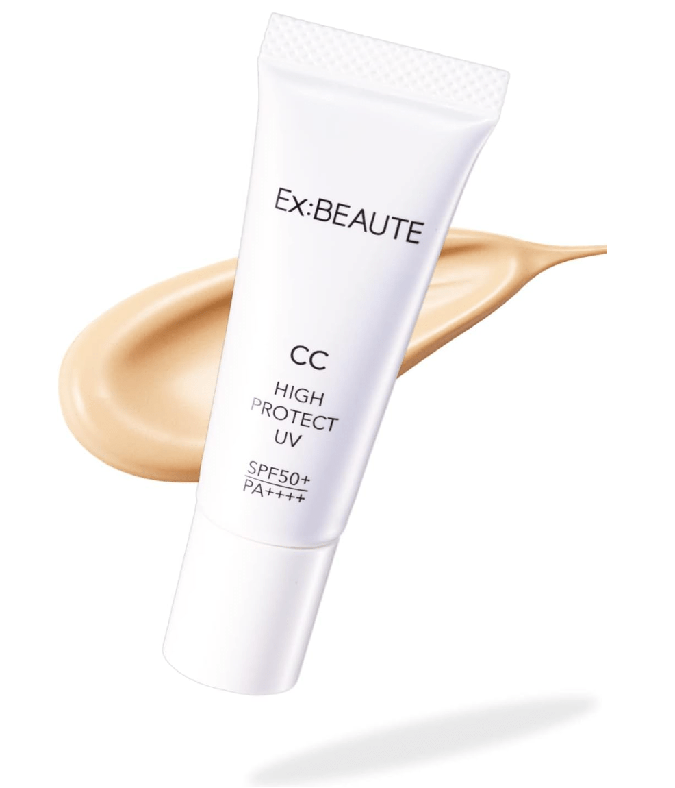 Exbote SPF 50+ CC Cream, Makeup Base, CC High Protect UV (14g)