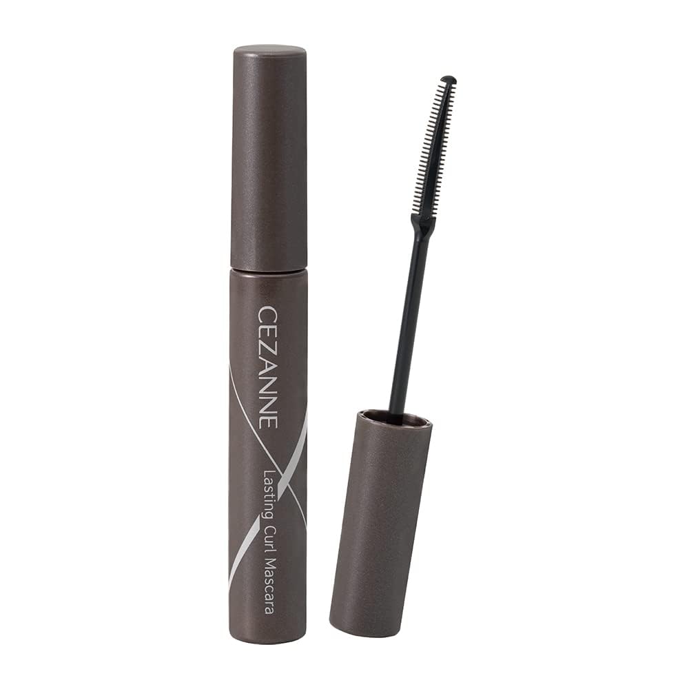 Cezanne Durable Curl Mascara 01 Black - 5.0G Long Fiber Double Comb Smudge - Resistant