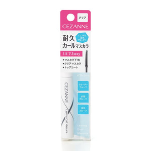 Cezanne Clear Curl Mascara 5.0G - Durable Mascara Base and Top Coat