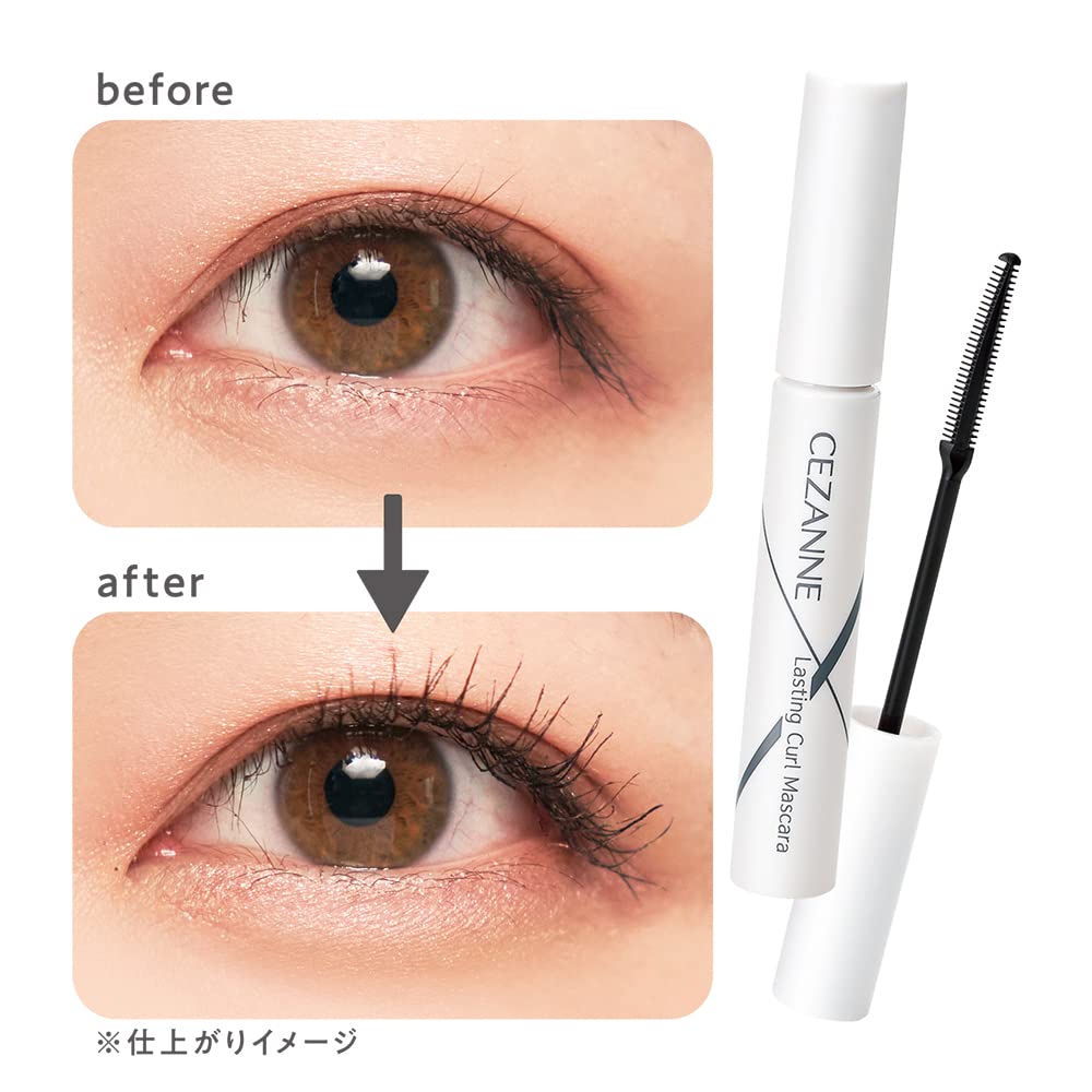 Cezanne Clear Curl Mascara 5.0G - Durable Mascara Base and Top Coat