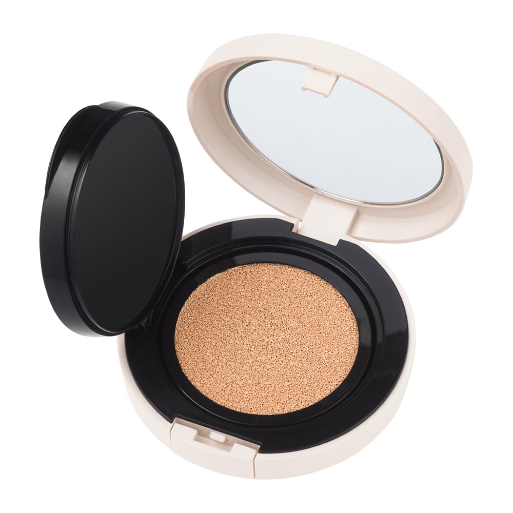 Cezanne Bright Ocher 10 Chiffon Fit Cushion Foundation 11G SPF50 PA++++ Thin Semi - Matte