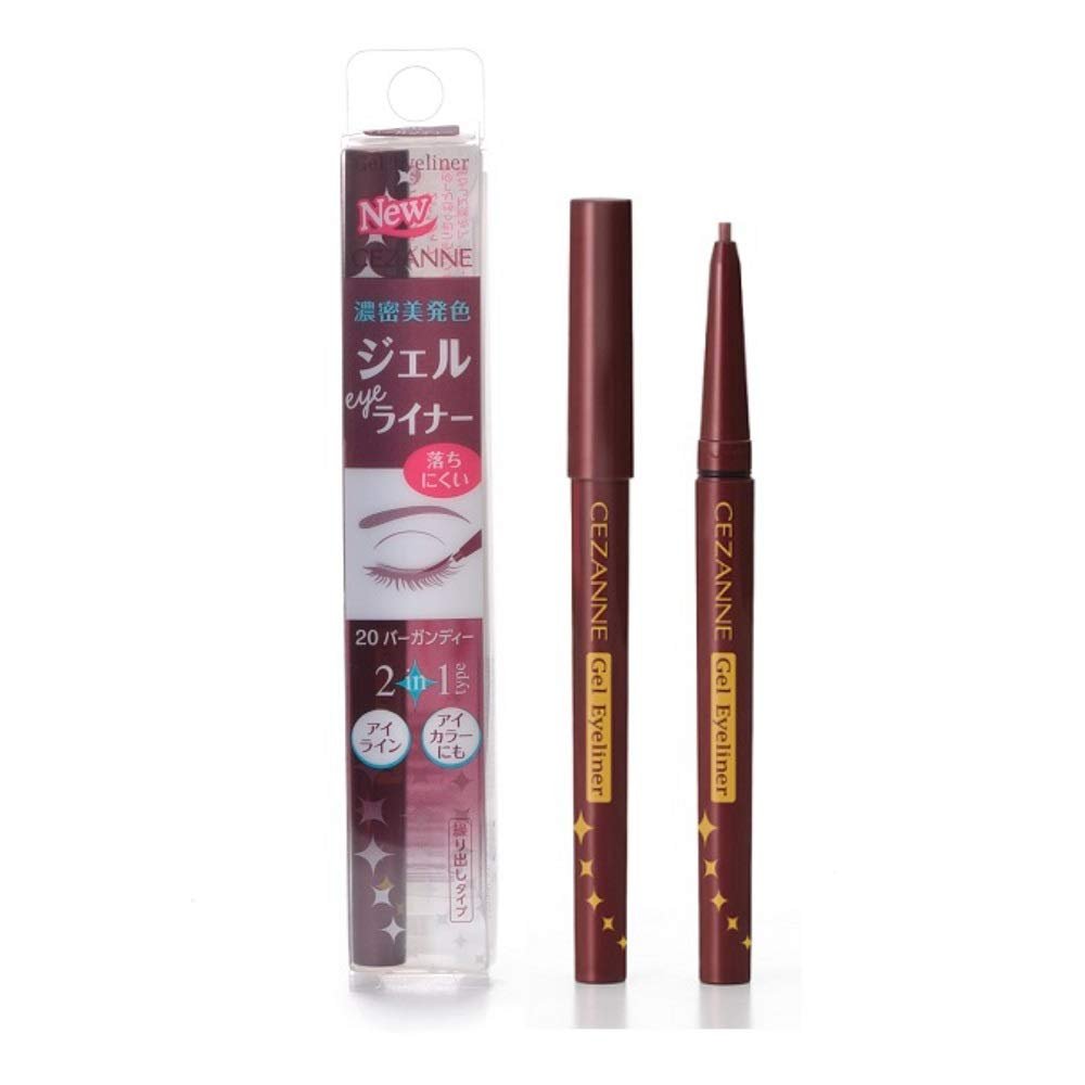 Cezanne Burgundy Gel Eyeliner 20 Shade 0.1G - Eye Makeup