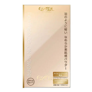 Excel Featherize On Powder F001 Natural Ocher 10 SPF35 PA ++ - Makeup Foundation - YOYO JAPAN