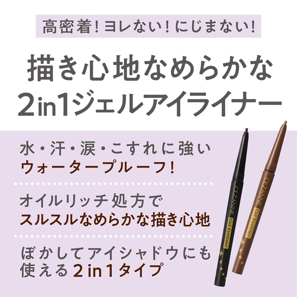 Cezanne Terracotta Brown Gel Eyeliner 90 - Waterproof 0.1G