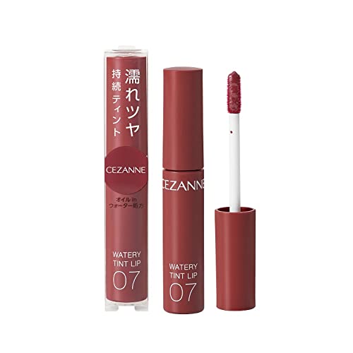 Cezanne Long Lasting Bitter Red Lip Tint Watery Gloss Formula 4.0g