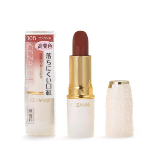 Cezanne Lasting Lip Color N 105 4.2G - Durable Brown Lipstick