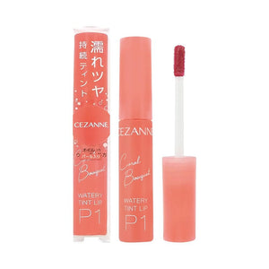 Cezanne Coral Bouquet Watery Lip Tint 4.0G - Pearl Type Formula